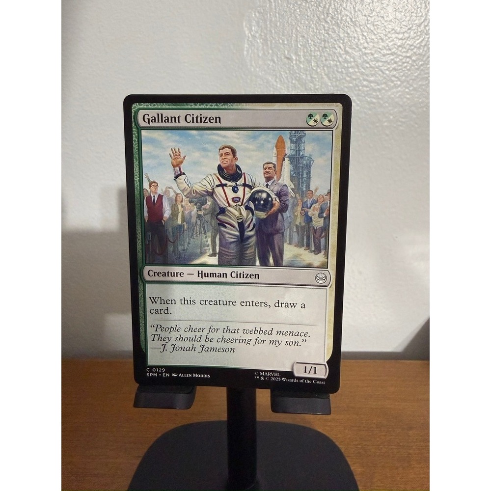 MTG Gallant Citizen Marvel Spider-Man Secret Lair SPM 0129 Allen Morris MTG Card